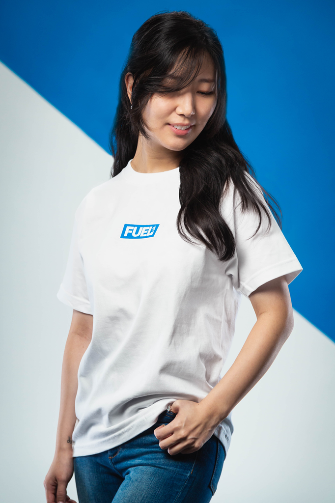 Fuel Legends Short Sleeve T-Shirt - White Dear Modeling