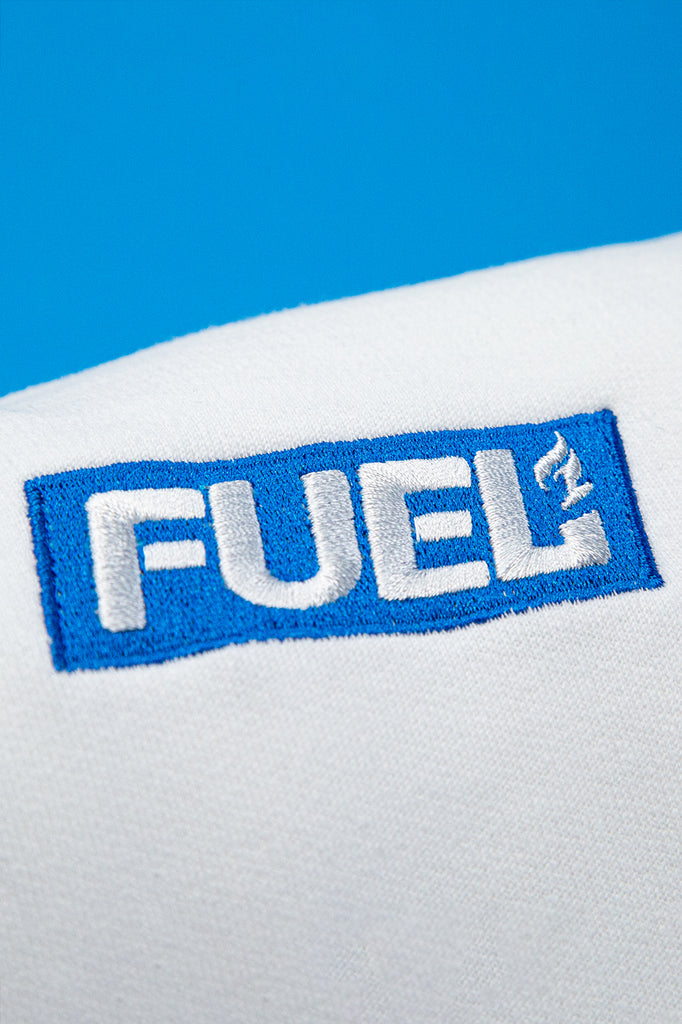 Fuel Legends Crewneck Sweatshirt - White Embroidered Detail 